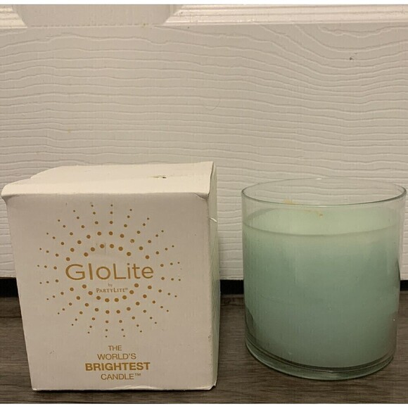 PARTYLITE Glolite 2-Wick Jar Candle Copacabana Beach Scent - Picture 1 of 4